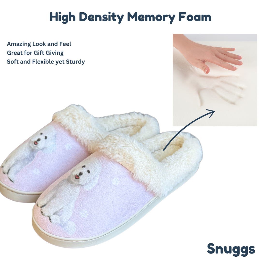 Bichon Snuggs Slippers - Premium Slippers from E&S Pets - Just $24.95! Shop now at Pat's Monograms