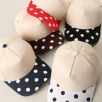 BIG POLKA DOT Brim Two-Tone Trucker Hat — Fashion City
