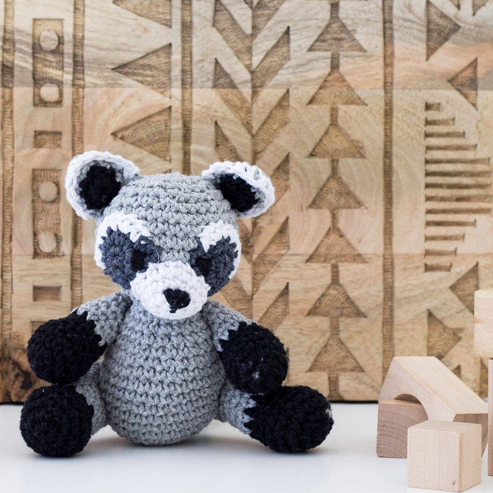 DIY Crochet Kit Raccoon Ricky - Premium Baby Gift from Hoooked - Just $11.94! Shop now at Pat's Monograms