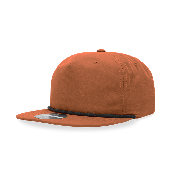 Decky 6032 Classic Rope Cap, 5 Panel Flat Bill Hat, Snapback - Premium Caps from The Park Wholesale - Just $14.95! Shop now at Pat's Monograms