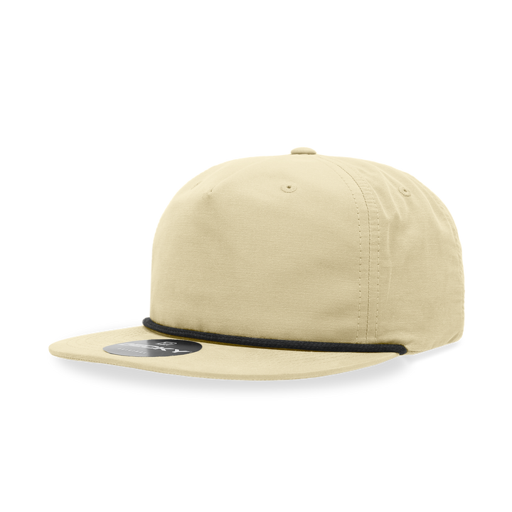 Decky 6032 Classic Rope Cap, 5 Panel Flat Bill Hat, Snapback - Premium Caps from The Park Wholesale - Just $14.95! Shop now at Pat's Monograms