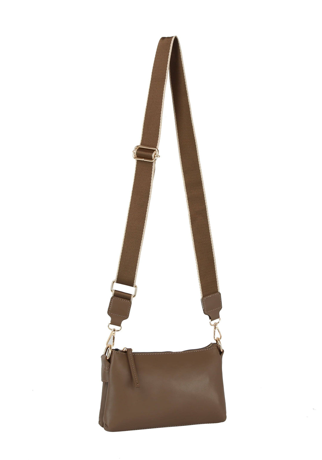 Double entry crossbody - Premium handbag from Handbag Factory Corp - Just $32.95! Shop now at Pat's Monograms