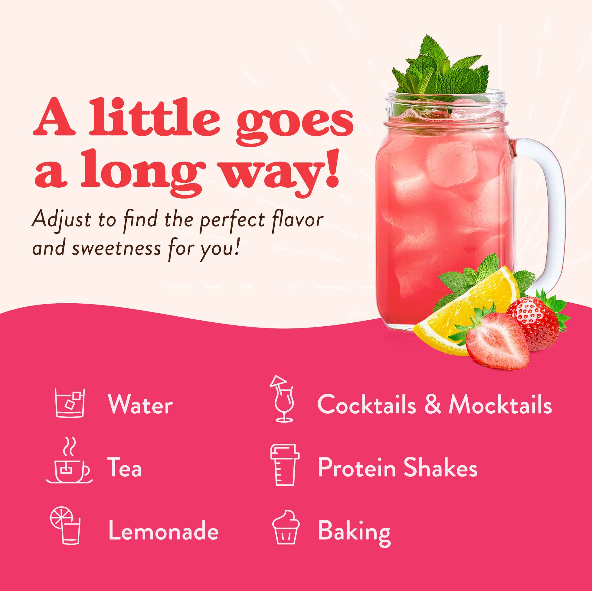 Strawberry Pink Lemonade Syrup Concentrate - Premium drink mix from Jordan's Skinny Mixes - Just $9.59! Shop now at Pat's Monograms