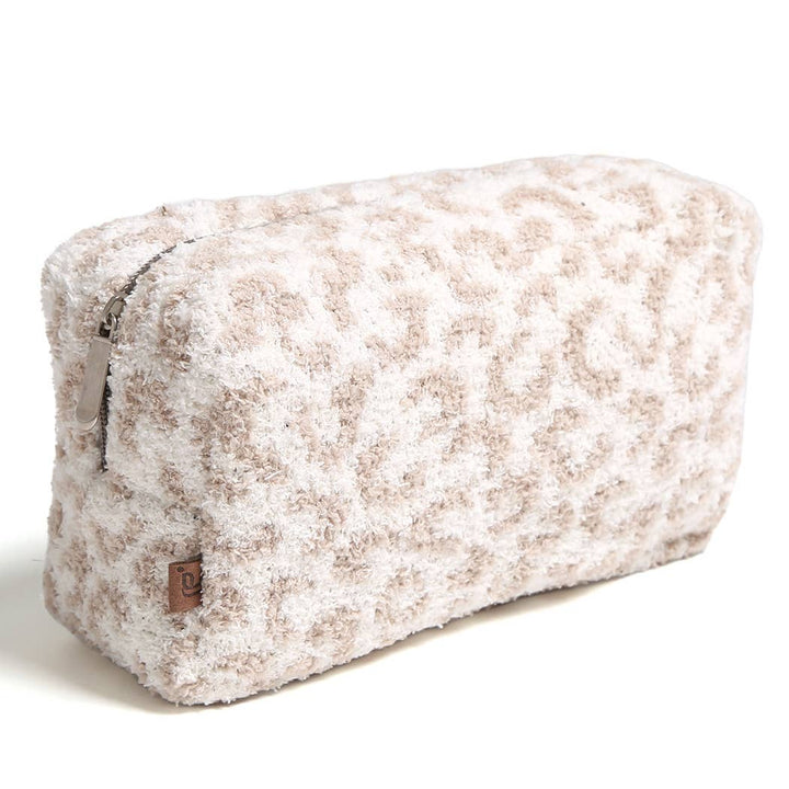 Large Leopard Print Luxury Soft Travel Pouch - Premium Cosmetic Bag from Fashion City - Just $19.95! Shop now at Pat's Monograms