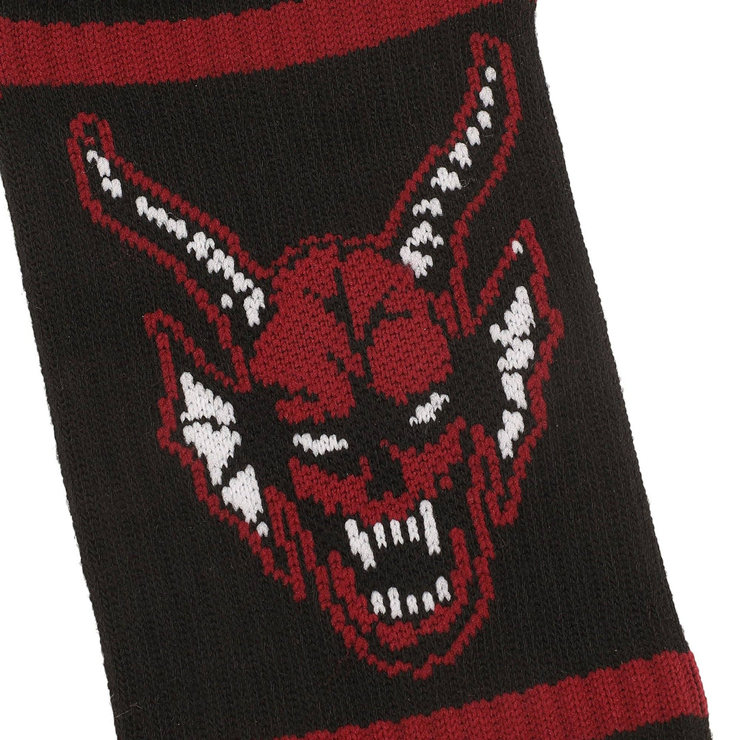 Stranger Things Hellfire Club Stripes Mens Athletic Crew Socks - Premium socks from Bioworld Merchandising - Just $11.95! Shop now at Pat's Monograms