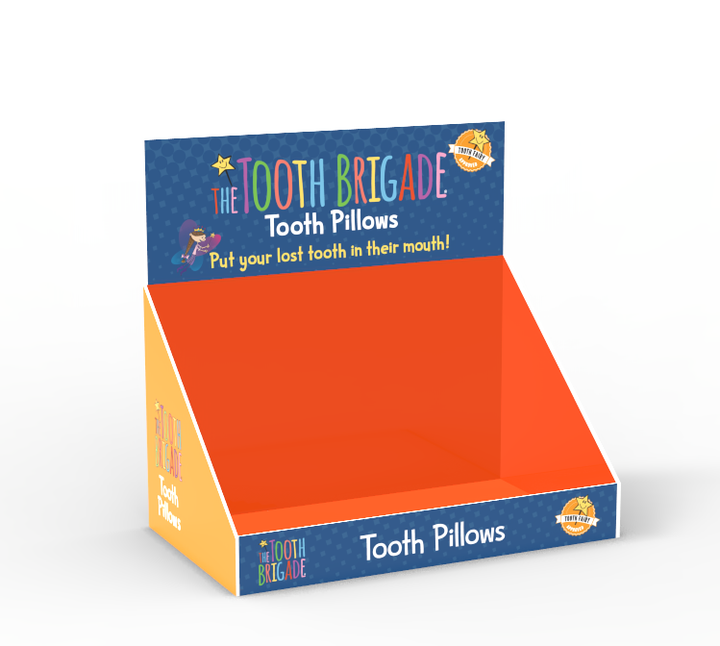 Blue Monster Tooth Fairy Pillow Stuffed Animal Plush Toy - Premium stuffed animals from The Tooth Brigade - Just $15.95! Shop now at Pat's Monograms