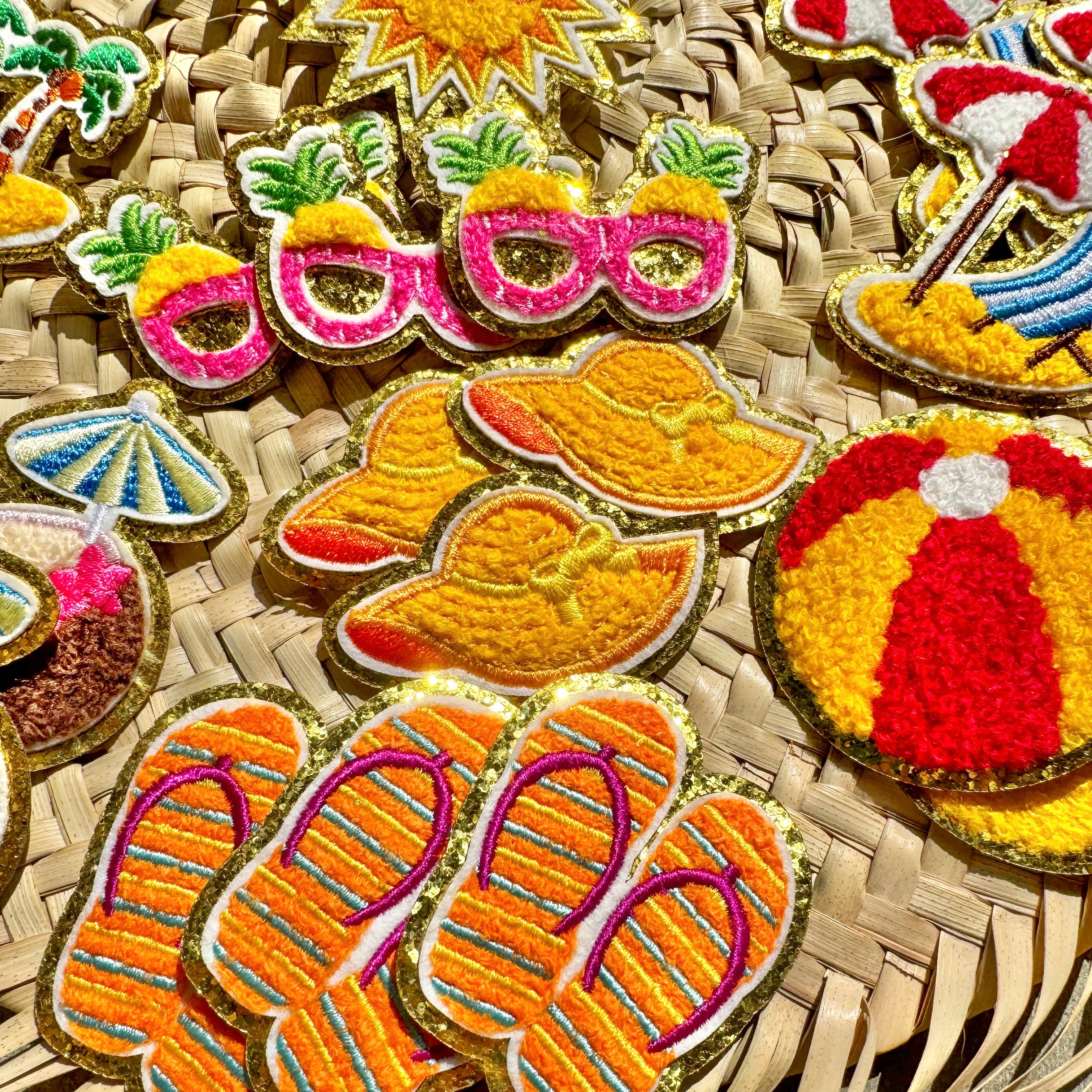 Summer Chenille Patches - Premium  from Peak Tide - Just $5! Shop now at Pat's Monograms