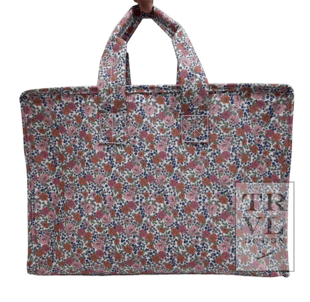 Overnight Tote - Garden Floral - Premium Bags and Totes from TRVL Design - Just $45.95! Shop now at Pat's Monograms
