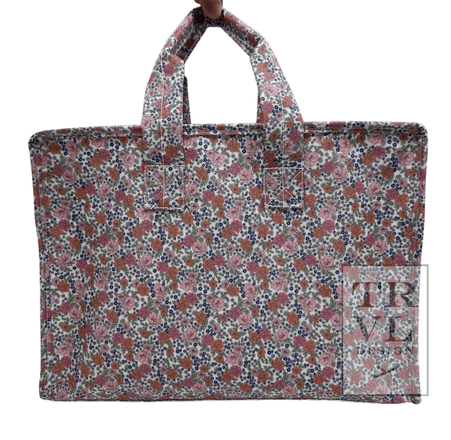 Overnight Tote - Garden Floral - Premium Bags and Totes from TRVL Design - Just $45.95! Shop now at Pat's Monograms