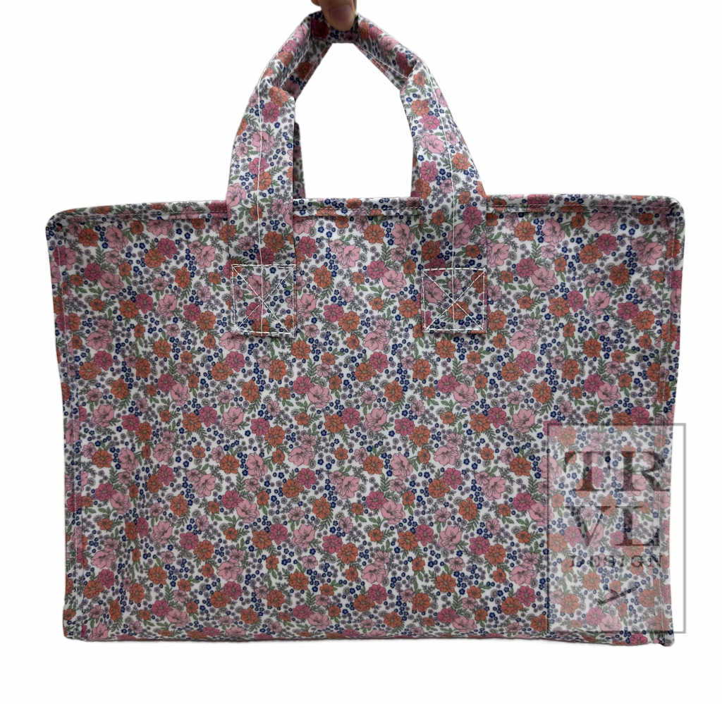 Overnight Tote - Garden Floral - Premium Bags and Totes from TRVL Design - Just $45.95! Shop now at Pat's Monograms