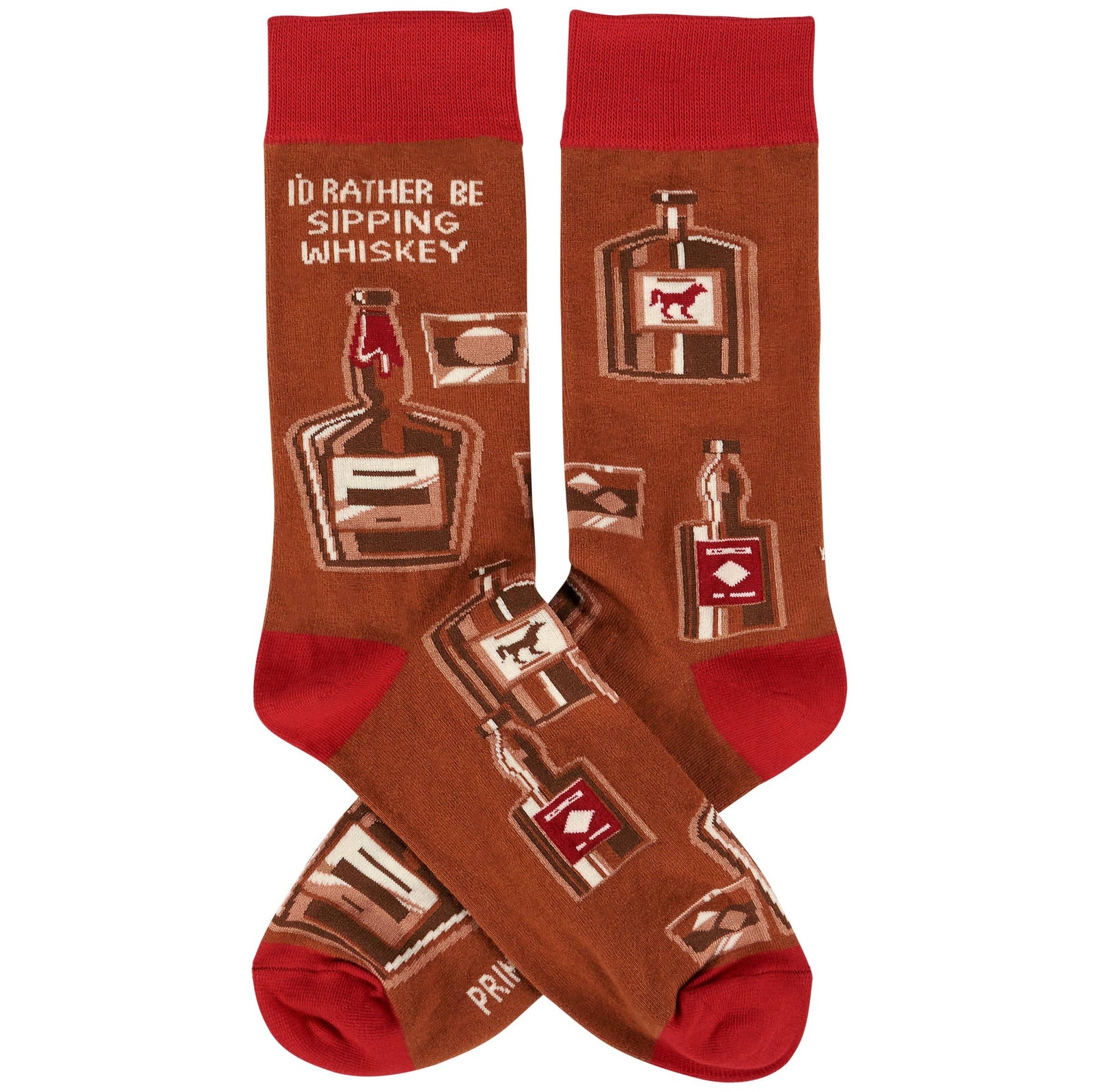 Rather Be Sipping Whiskey Socks - Premium Socks from Primitives by Kathy - Just $11.50! Shop now at Pat's Monograms