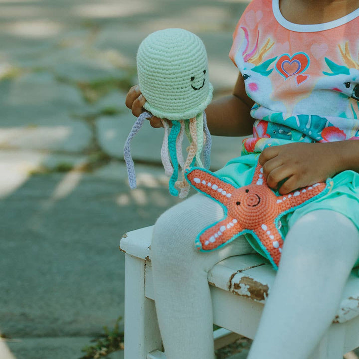 Plush Ocean Toy - Starfish Rattle - Premium Baby Toys & Activity Equipment from Pebble - Just $18.95! Shop now at Pat's Monograms