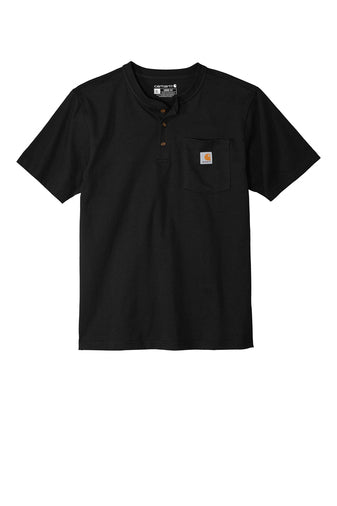 Carhartt® Short Sleeve Henley T-Shirt - CTK84 - Premium Workwear from Carhartt - Just $29.95! Shop now at Pat's Monograms
