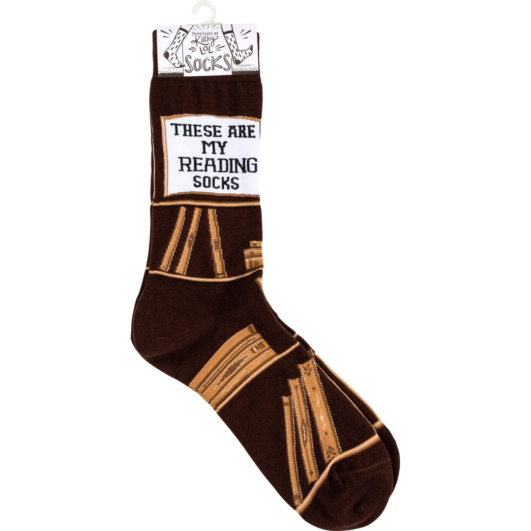 Socks - These Are My Reading Socks - Premium Socks from Primitives by Kathy - Just $10.95! Shop now at Pat's Monograms