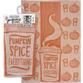 Kitchen Towel - Pumpkin Spice Everything - Premium Kitchen Towel from Primitives by Kathy - Just $8.95! Shop now at Pat's Monograms