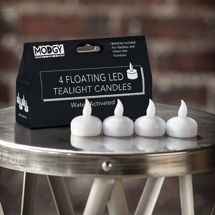 Warm White Water-Activated LED Candles - Pack of Four - Premium candles from Modgy - Just $9.95! Shop now at Pat's Monograms