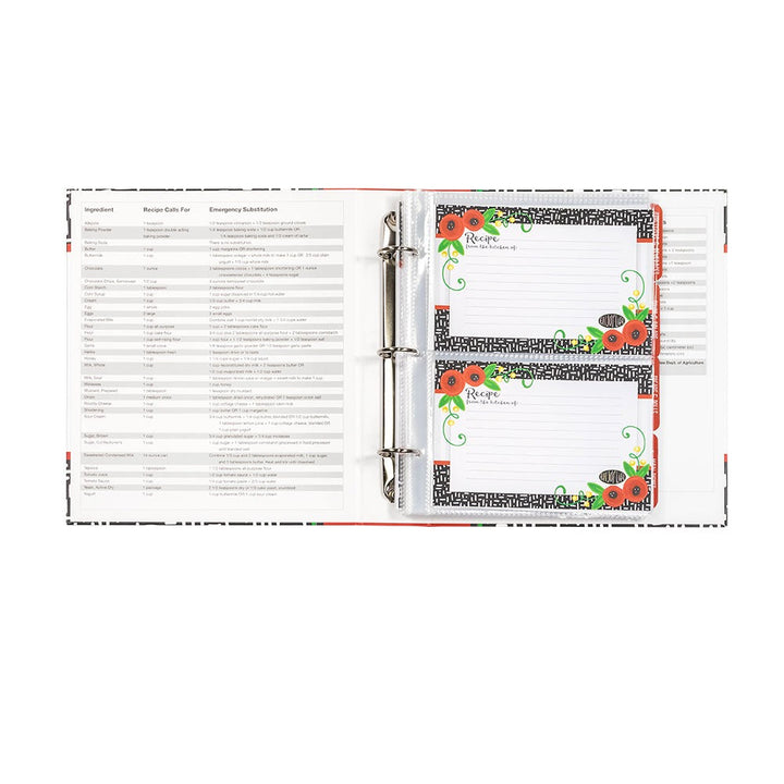 ENJOY LIFE RECIPE BINDER - Premium Recipe Card Boxes from Shannon Roads Gifts - Just $28.95! Shop now at Pat's Monograms