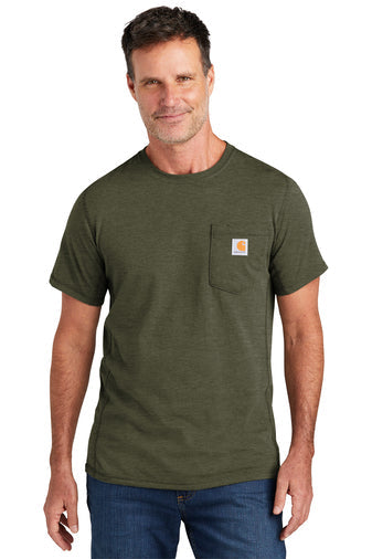 Carhartt Force® Short Sleeve Pocket T-Shirt - CT106652 - Premium Workwear from Carhartt - Just $36.95! Shop now at Pat's Monograms