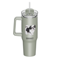 Shih Tzu, black 40 oz Tumbler with Handle and Straw Lid - Premium  from E&S Pets - Just $36.95! Shop now at Pat's Monograms