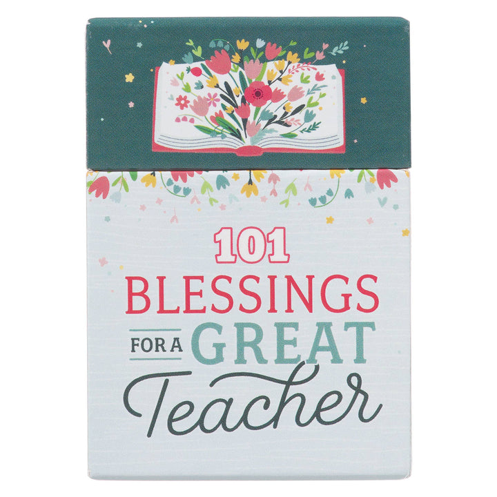 101 Blessings for a Great Teacher Box of Blessings - Premium Books and Devotionals from Christian Art Gifts - Just $4.99! Shop now at Pat's Monograms