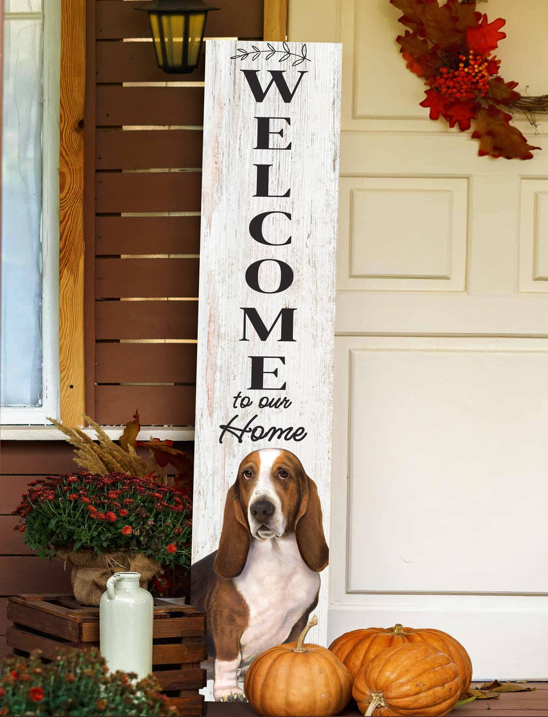 Basset Hound Welcome sign - Premium decor from E&S Pets - Just $39.99! Shop now at Pat's Monograms