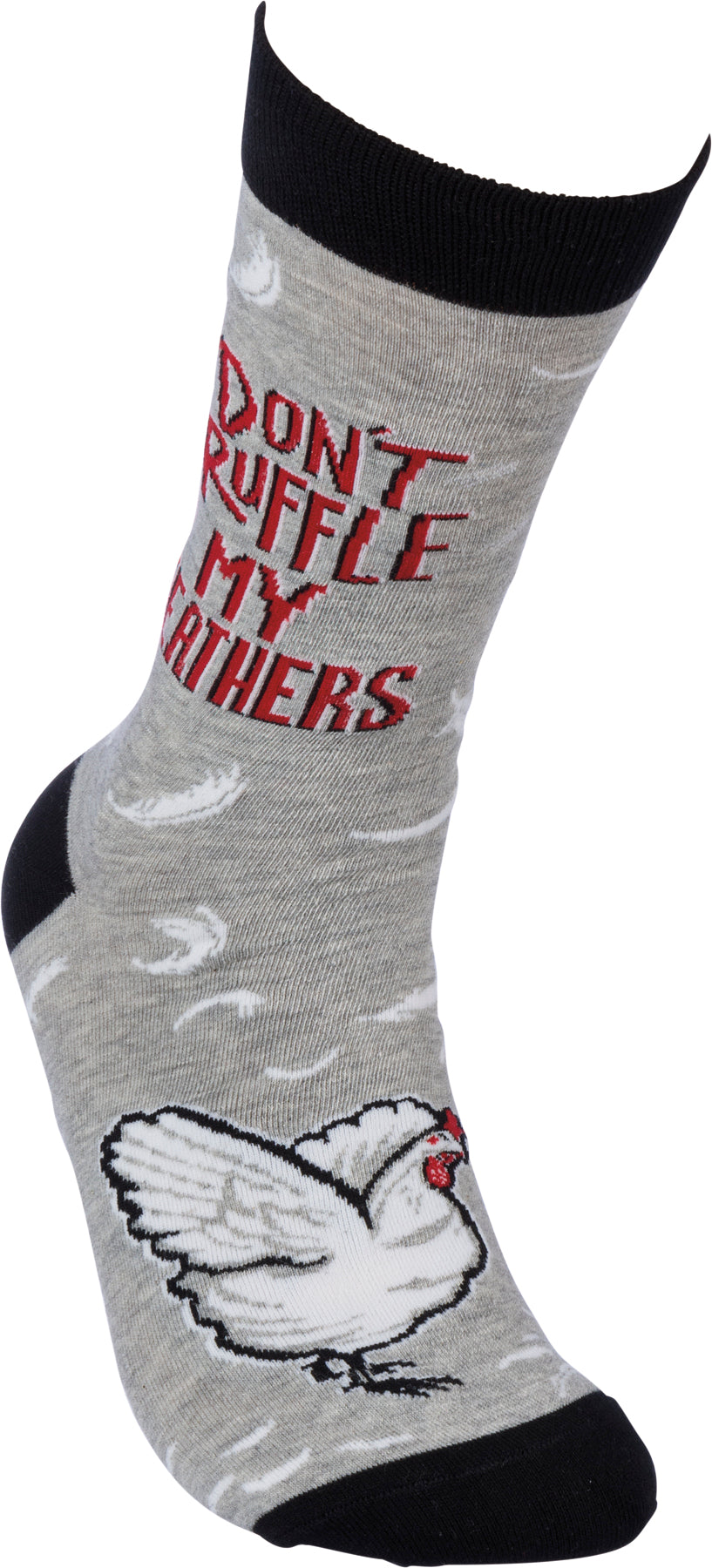 Don't Ruffle My Feathers - Premium Socks from Primitives by Kathy - Just $7.95! Shop now at Pat's Monograms