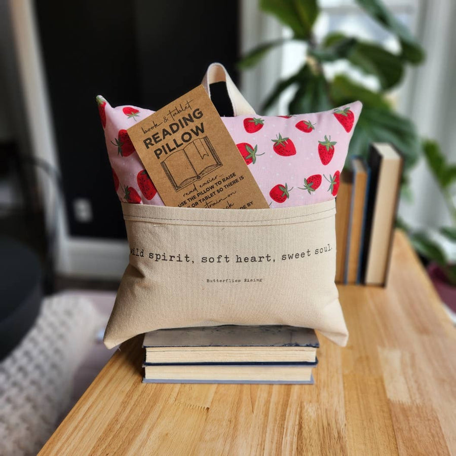 Reading Pillow- Sweet Soul, Berries - Premium  from Desmond Brown - Just $38.95! Shop now at Pat's Monograms