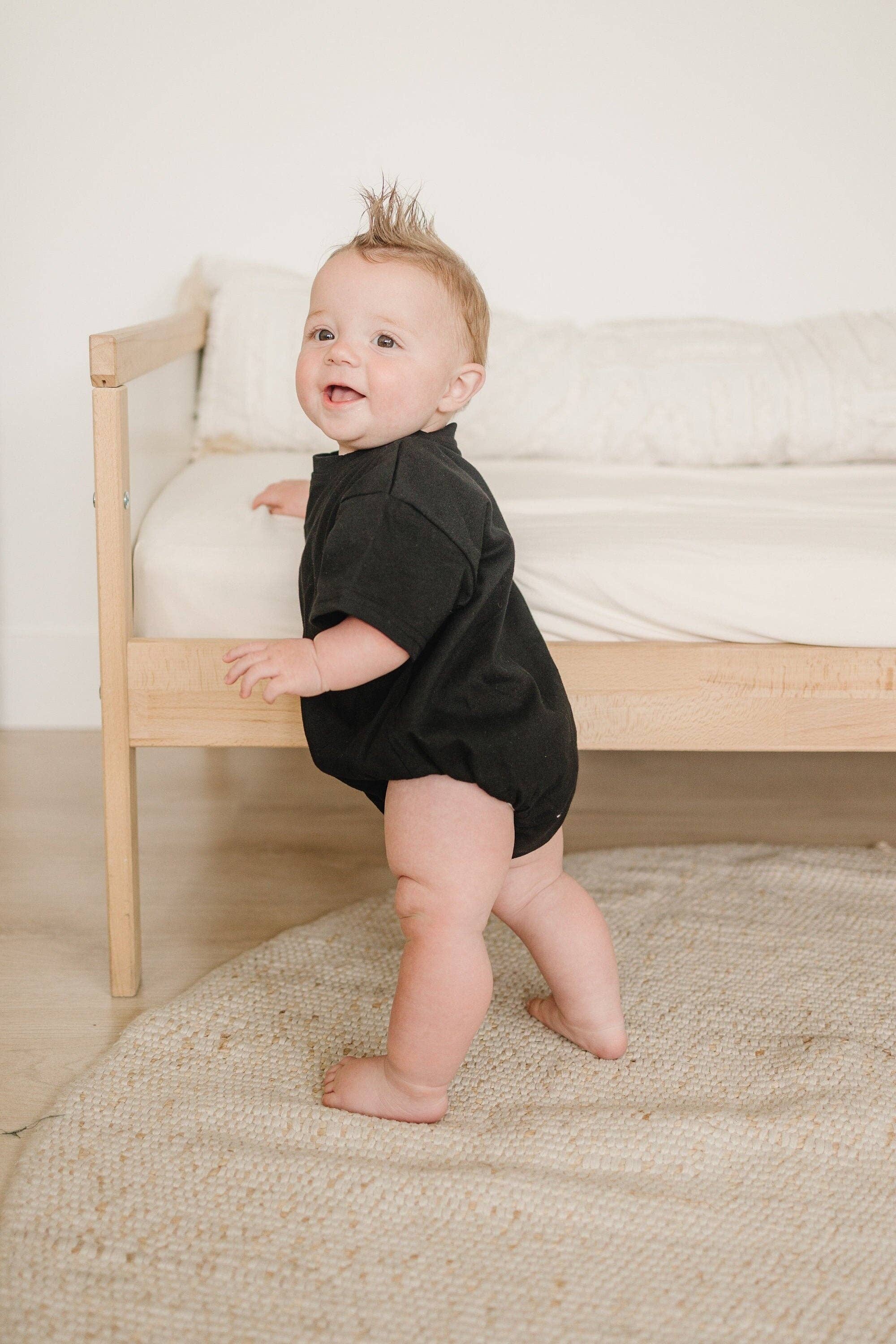 Oversized T-Shirt Romper - Premium Baby & Toddler Outfits from Little Joy Co. - Just $18! Shop now at Pat's Monograms