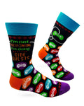 I'm Not Procrastinating I'm Doing Side Quests Men's Novelty Crew Socks - Premium  from Fabdaz - Just $11.95! Shop now at Pat's Monograms