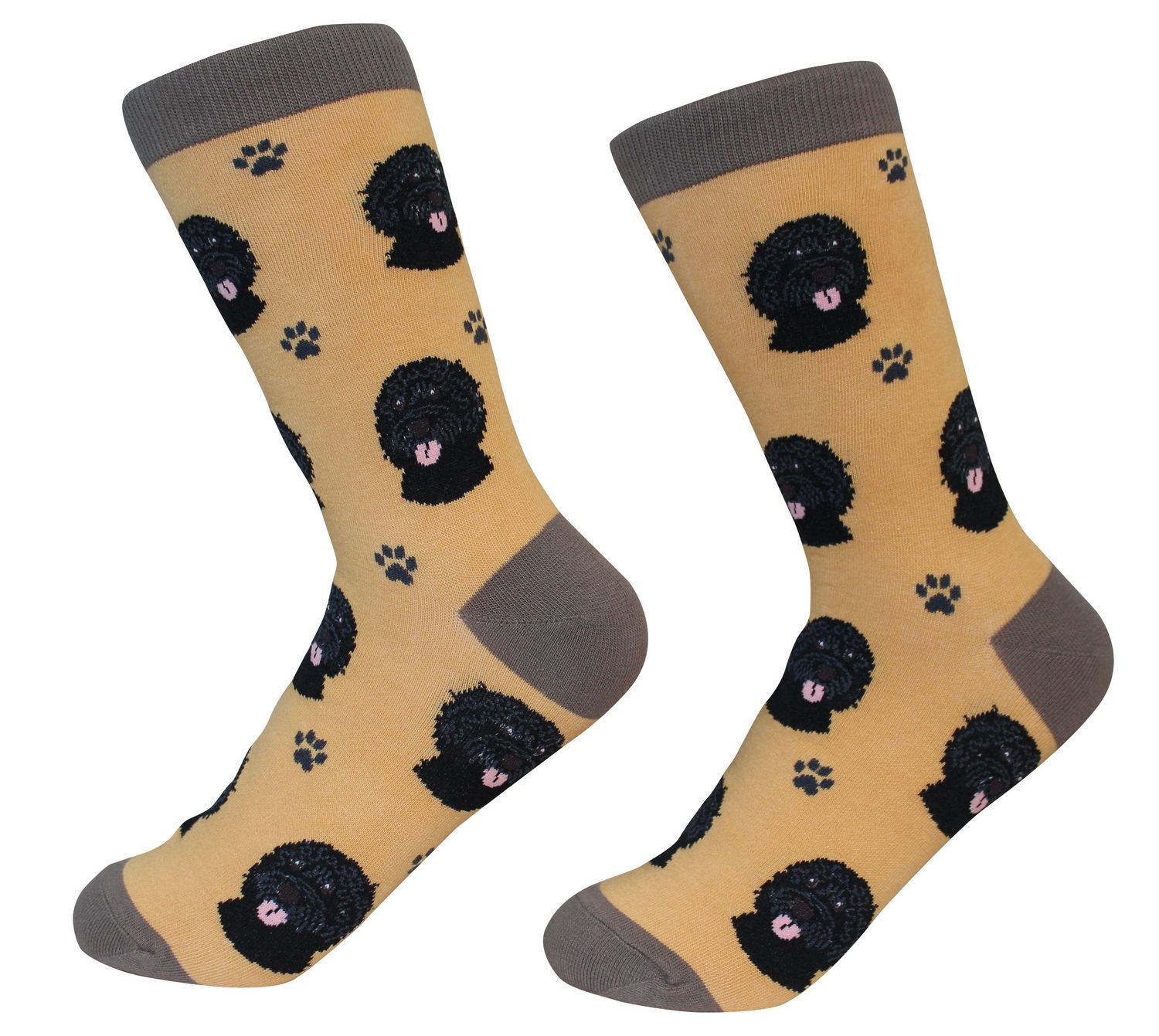 Black Labradoodle Socks - Premium Socks from Sock Daddy - Just $10.95! Shop now at Pat's Monograms