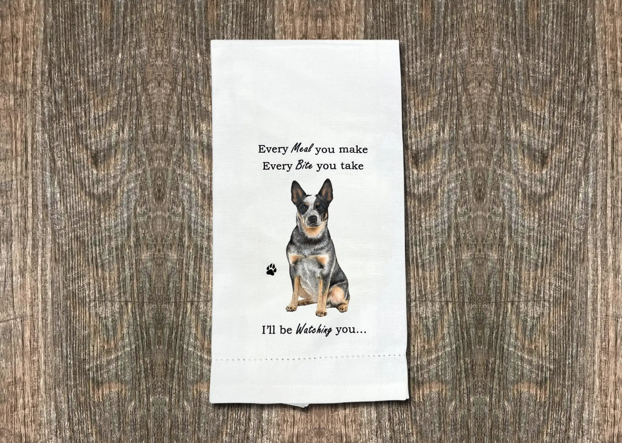 Australian Cattle Dog Kitchen Towel - Premium Kitchen Towels from E&S Pets - Just $10.95! Shop now at Pat's Monograms