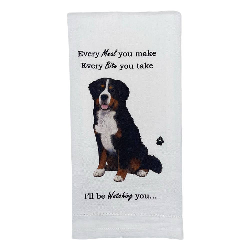 Bernese Mountain Dog Kitchen Towel - Premium Kitchen Towels from E&S Pets - Just $10.95! Shop now at Pat's Monograms