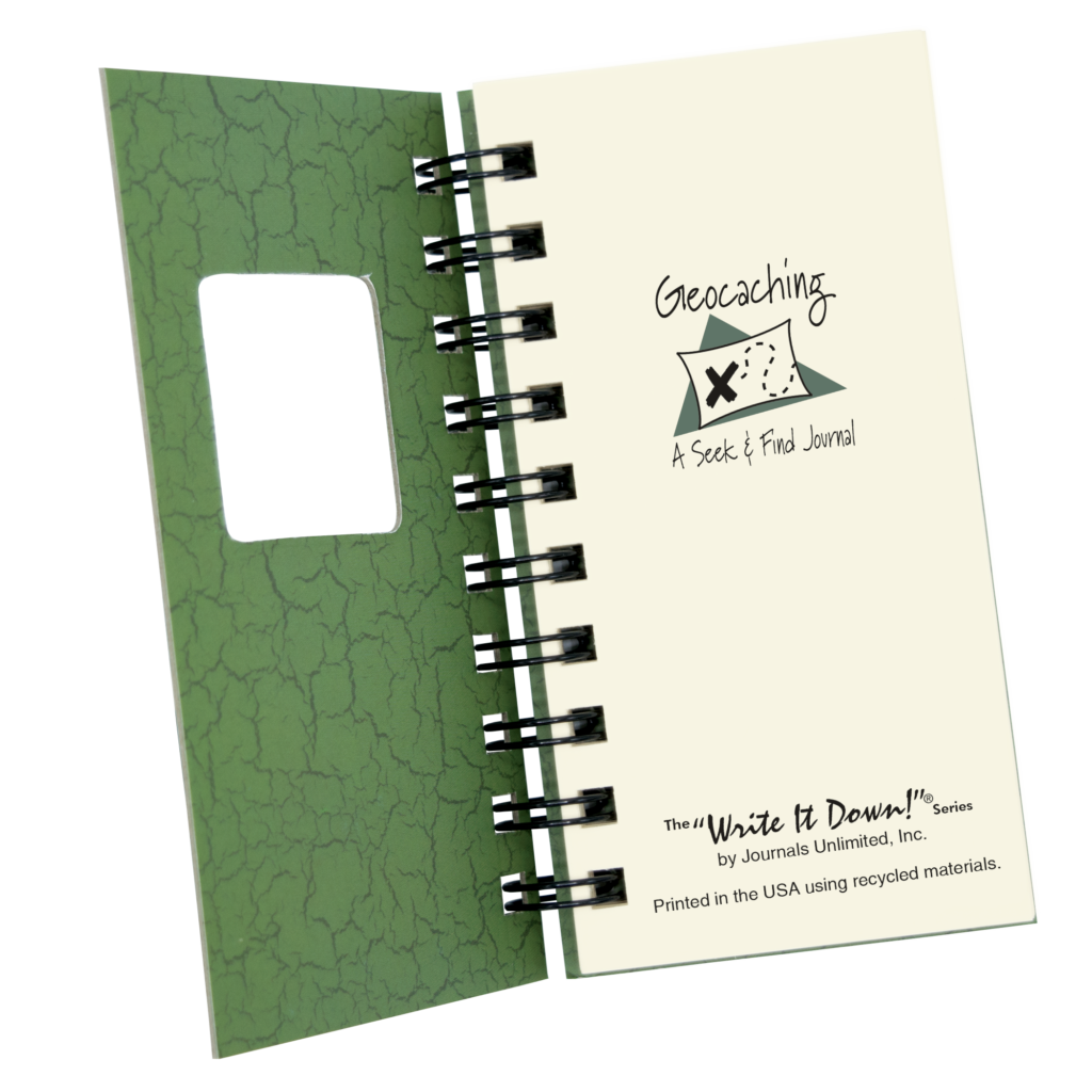 Mini- Geocaching Journal - Premium Gifts from Journals Unlimited - Just $7.00! Shop now at Pat's Monograms