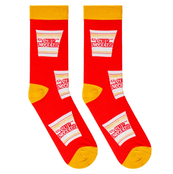 Cup Noodles Crew Socks - Premium Socks from Crazy Socks - Just $7.00! Shop now at Pat's Monograms