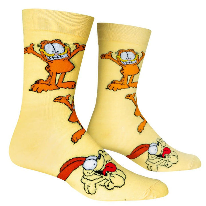 Garfield Crew Socks - Premium Socks from Crazy Socks - Just $7.0! Shop now at Pat's Monograms