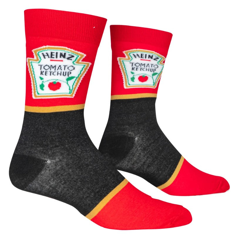 Heinz Ketchup Crew Socks - Premium Socks from Crazy Socks - Just $8! Shop now at Pat's Monograms