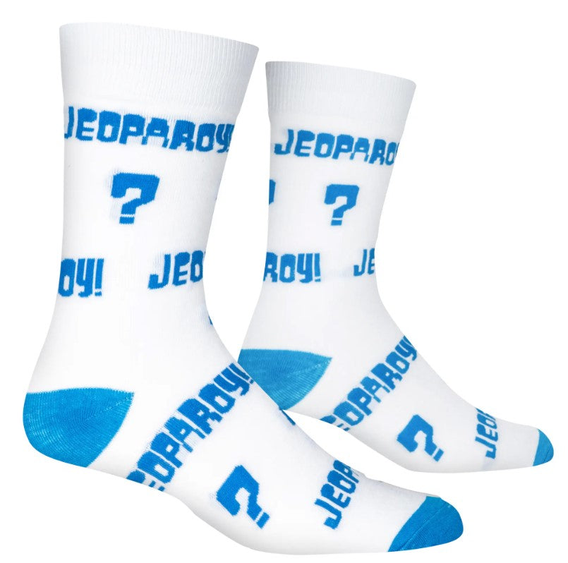 Jeopardy Crew Socks - Premium Socks from Crazy Socks - Just $7.0! Shop now at Pat's Monograms