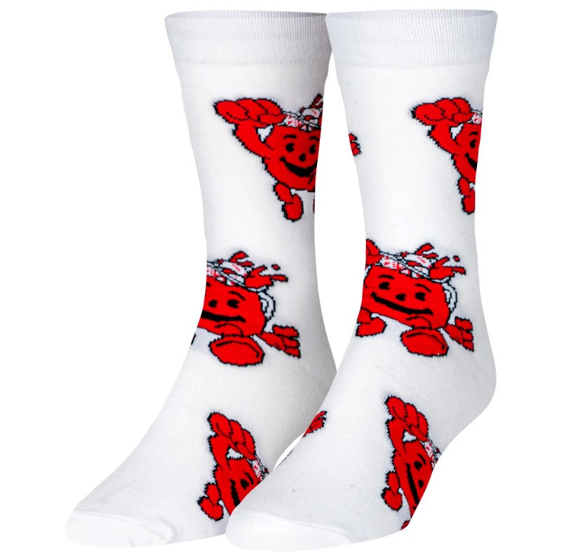 Kool Aid Man Crew Socks - Premium Socks from Crazy Socks - Just $7.0! Shop now at Pat's Monograms