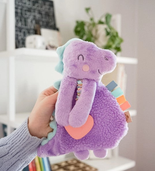 Itzy Ritzy - Itzy Lovey™ Dempsey the Dino Plush with Silicone Teether Toy - Premium Baby Gift from Itzy Ritzy - Just $12.99! Shop now at Pat's Monograms