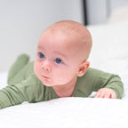Zipper Footie - Shale Green - Premium Baby & Toddler Outfits from Sweet Bamboo - Just $38! Shop now at Pat's Monograms