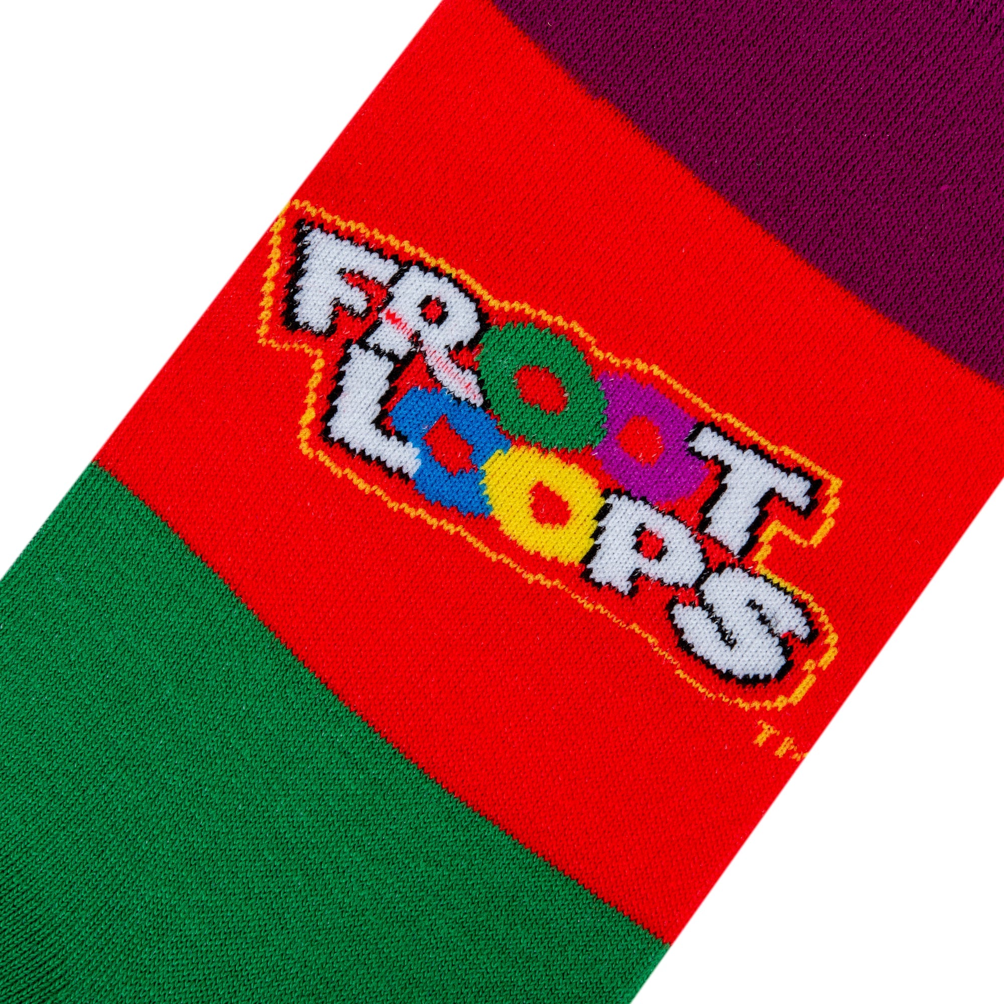 Froot Loops Crew Socks - Premium Socks from Crazy Socks - Just $8! Shop now at Pat's Monograms