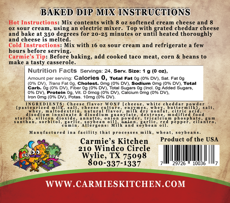 Baked Enchilada Dip - Premium Dips & Spreads from Carmie's Kitchen - Just $4.5! Shop now at Pat's Monograms
