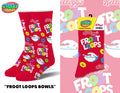 Froot Loops Bowls - Mens Crew Folded - Premium Socks from Crazy Socks - Just $8! Shop now at Pat's Monograms