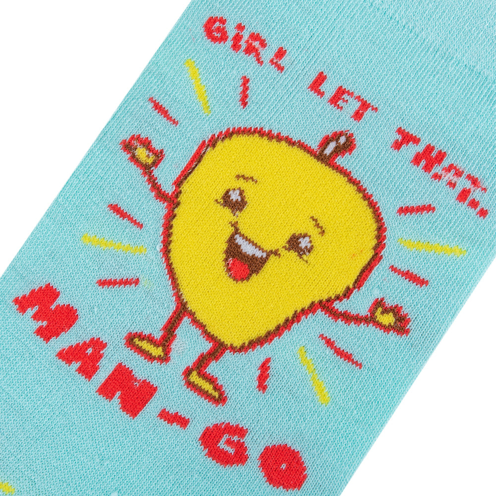 Let that Man-GO Crew Socks - Premium Socks from Crazy Socks - Just $7.00! Shop now at Pat's Monograms