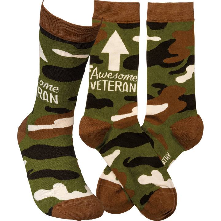 Awesome Veteran Socks - Premium Socks from Primitives by Kathy - Just $10.95! Shop now at Pat's Monograms