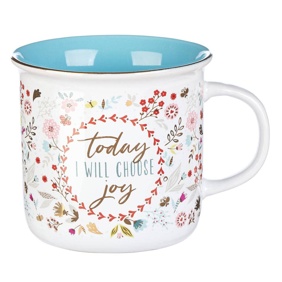 Today I Choose Joy Ceramic Coffee Mug - Premium gift item from Christian Art Gifts - Just $12.95! Shop now at Pat's Monograms