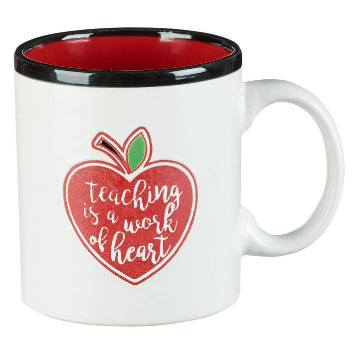 Teaching is a Work of Heart Coffee Mug - Premium gift item from Christian Art Gifts - Just $12.95! Shop now at Pat's Monograms