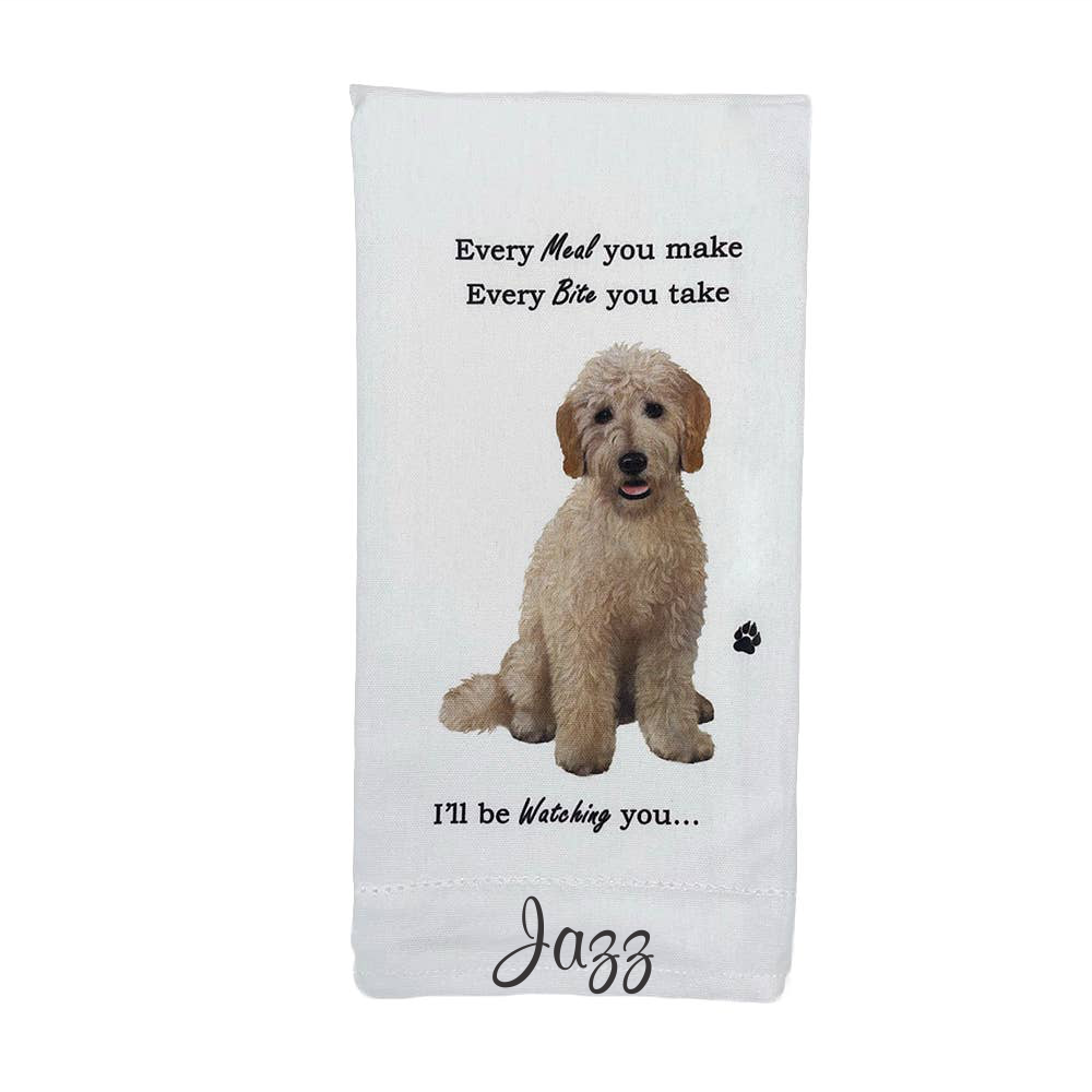 Goldendoodle Kitchen Towel - Premium Kitchen Towels from E&S Pets - Just $10.95! Shop now at Pat's Monograms