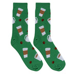 Coffee Women's Crew Socks - Premium Socks from Crazy Socks - Just $8! Shop now at Pat's Monograms