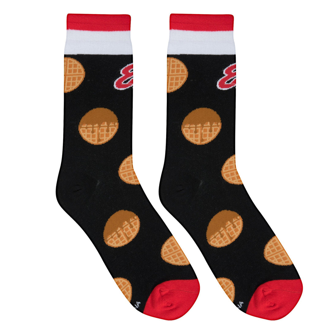 Eggo Waffle Crew Socks - Premium Socks from Crazy Socks - Just $7.00! Shop now at Pat's Monograms